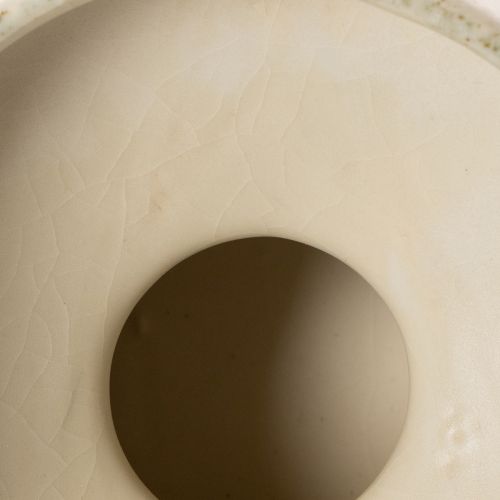 Dekoratívna keramická miska, krémovo sivozelená, Ø20cm, V16cm | Floristik24.sk