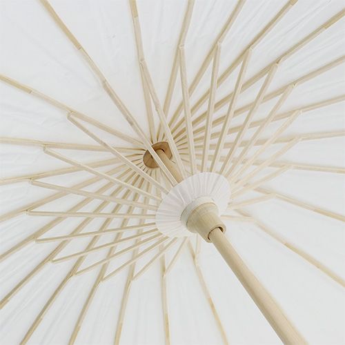 položky Ozdobný dáždnik biely Ø60cm V42cm