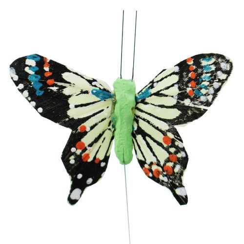 položky Ozdobné motýliky farebný zadok.6cm 24ks