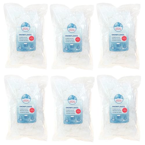 položky Dekoratívne snehové vločky z umelého snehu, vločkové 40g × 3ks