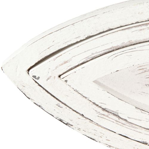 položky Dekoračný podnos Drevo Ryba Biely Prírodný L30/40/50cm Súprava 3 ks