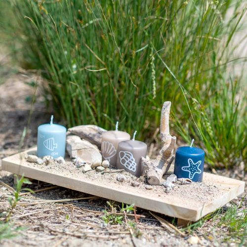 Floristik24 Dekoračný podnos teak nature 38×18cm