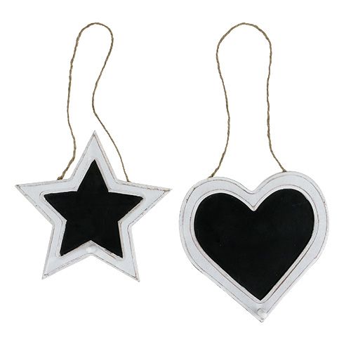 Floristik24 Dekoračná tabuľa na zavesenie 17cm 4ks