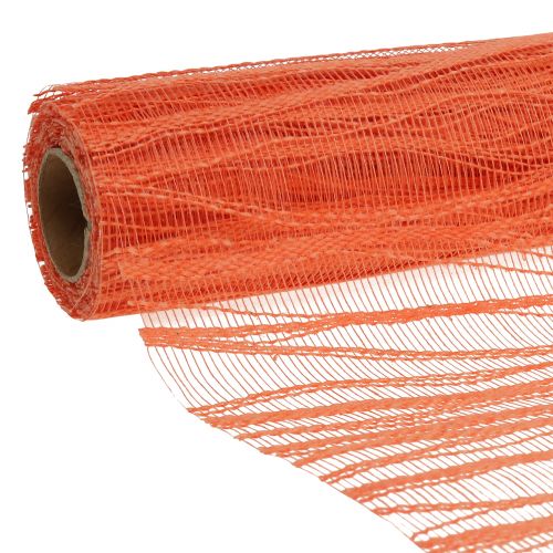 Floristik24 Deco látka na behúň oranžová 26cm x 300cm