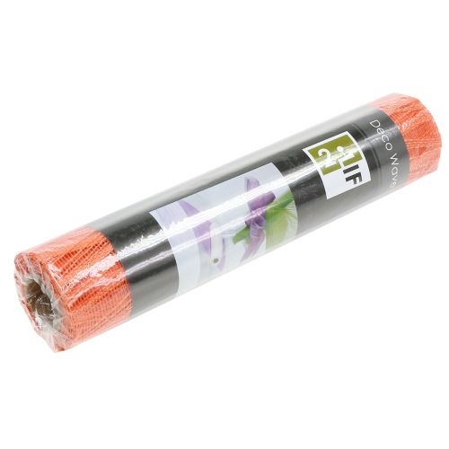 Floristik24 Deco látka na behúň oranžová 26cm x 300cm