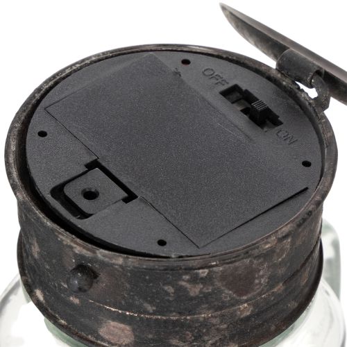 Dekoratívny pohár na pitie s LED lampou Ø8cm V16cm | Floristik24.sk