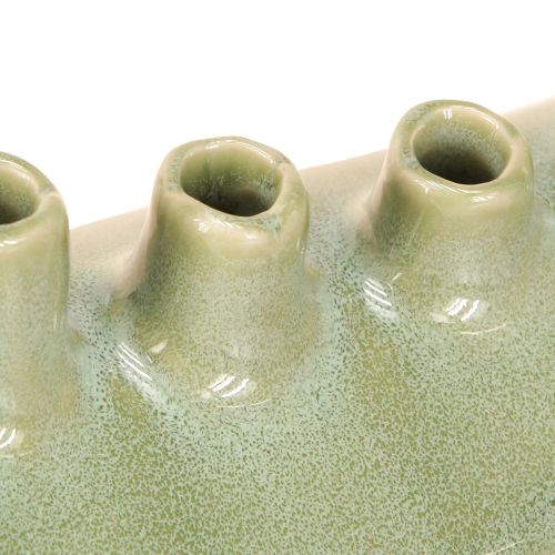 položky Dekoratívna váza Lodička Keramická váza Svetlozelená 23×8,5×11cm