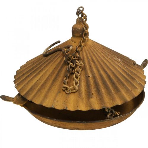 položky Dekoračná vanička pre vtáčiky, vanička pre vtáčiky, rošt dekoratívna záhradka Ø23cm V27,5cm