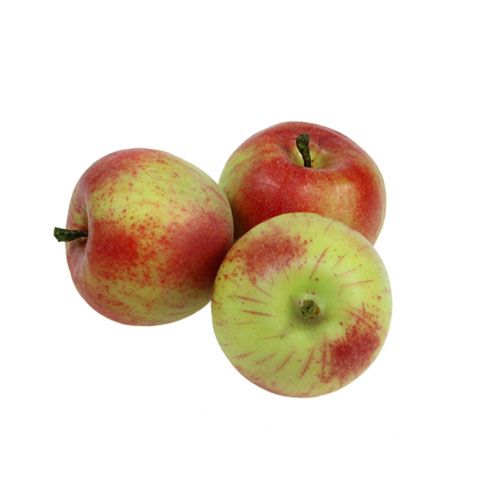 Floristik24 Umelé jablká červené, zelené Ø4cm 12ks