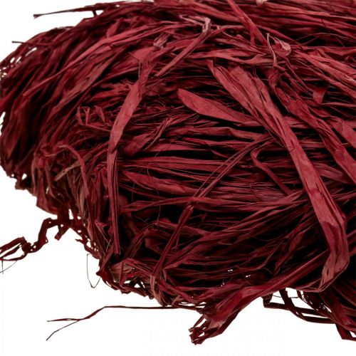 položky Dekoratívna rafia na výrobu prírodnej rafie bordeauxská rafia 300g