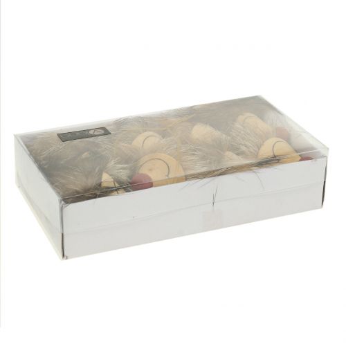 Floristik24 Ozdobný vešiak ježko s kožušinkou 6,5cm 8 ks