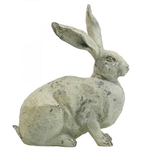 položky Dekoratívna záhradná dekorácia na sedenie s kamenným vzhľadom králika V30cm 2ks