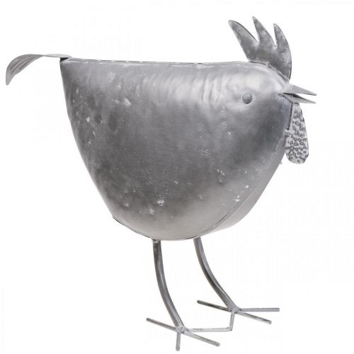 Ozdobné kuriatko kovová dekorácia kovový vtáčik zinok 51cm×16cm×36cm