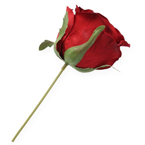 položky Deko hlavička ruže červená Ø9cm 6ks