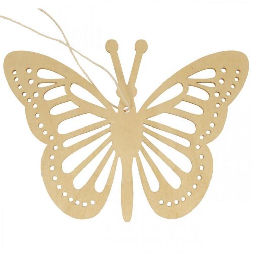 položky Deco motýliky deko vešiak béžová/ružová/žltá 12cm 12ks