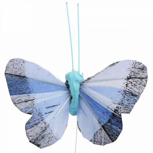 položky Deco motýle pierko motýlik ružový, modrý 6cm 24p