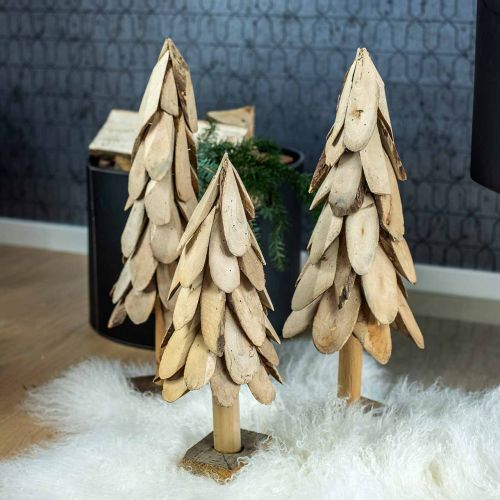 položky Deko vianočný stromček z jedľového dreva rustikálny V55cm