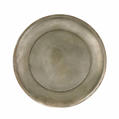 Floristik24 Ozdobný tanier drevený šampanské Ø32cm