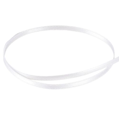 položky Dekoračná stuha saténová stuha biela dvojitá saténová stuha 3mm 50m