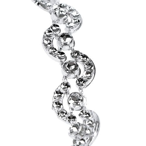 Deko stuha lesklá strieborná 10mm 9m | Floristik24.sk