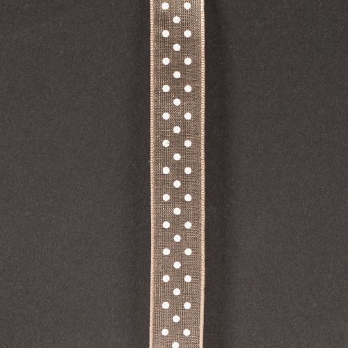 položky Darčeková stuha s bodkami pre štýlové svadobné dekorácie a kreatívne balenie, šírka 1,5 cm, dĺžka 20 m