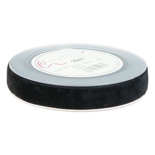 položky Zamatová stuha čierna dekoračná stuha darčeková stuha 20mm 10m