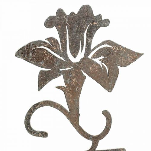 položky Kovový dekoračný kvet drevený stojan nápis Spring 6x9,5x39,5cm