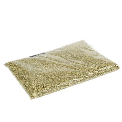 položky Dekoračné granule žlté zlato ozdobné kamienky žlté 2mm - 3mm 2kg