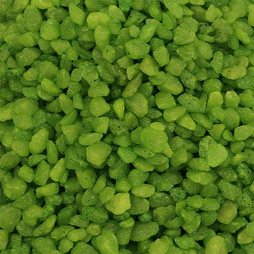 položky Dekoračné granulátové zelené dekoratívne kamene 2mm - 3mm 2kg