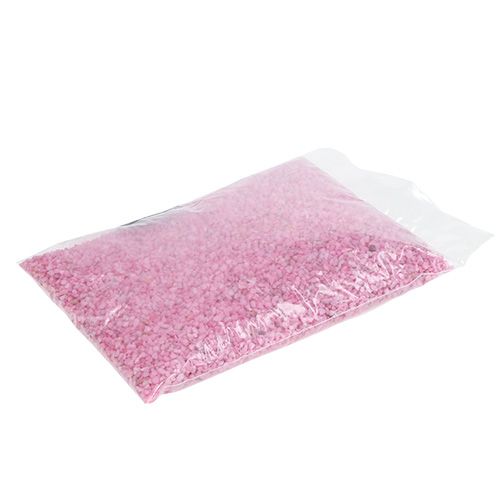 položky Dekoračné granule ružové ozdobné kamienky 2mm - 3mm 2kg