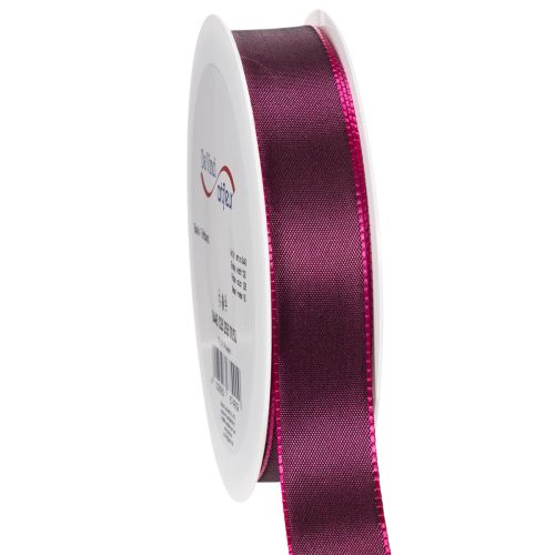 Článok Darčeková stuha, fialová taftová stuha, elegantne lesklá, šírka 25 mm, dĺžka 50 m