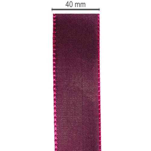 Darčeková stuha, fialová taftová stuha, elegantne lesklá, šírka 25 mm, dĺžka 50 m | Floristik24.sk
