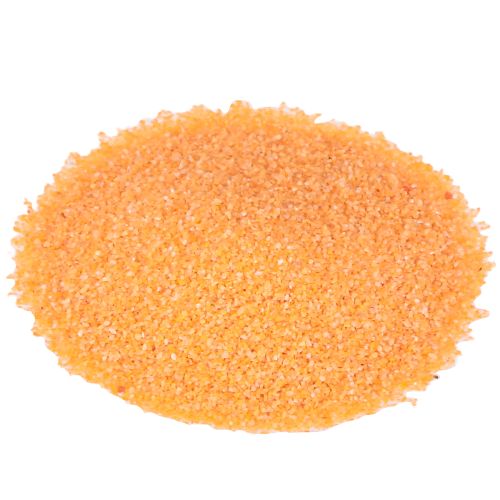 Dekoratívny piesok oranžový neónovo sfarbený 0,5 mm 1 kg