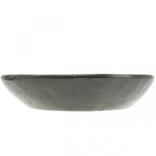 Floristik24 Dekoračná miska, drevená miska, drevená miska hnedá Ø34cm