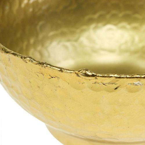 položky Dekoračná miska kovová Vintage miska zlatá Kovová miska Ø16cm