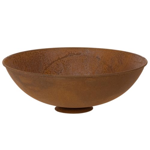 Dekoratívna kovová misa, hrdzavej farby, vintage dekor, Ø34cm V12cm kúpiť | Floristik24.sk