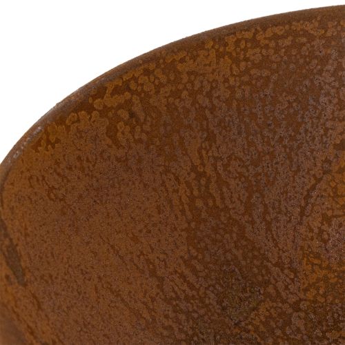 položky Dekoratívna kovová misa, hrdzavej farby, vintage dekor, Ø34cm V12cm