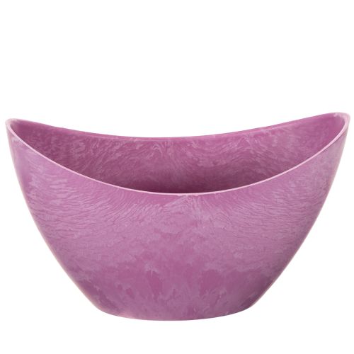 Dekoratívna miska plastová ružová 20cm x 9cm V11,5cm 1 kus | Floristik24.sk