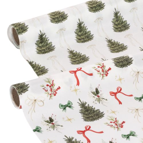 Vianočná dekoračná látka, predávaná na meter, šírka 120 cm, 2 kusy kúpiť | Floristik24.sk