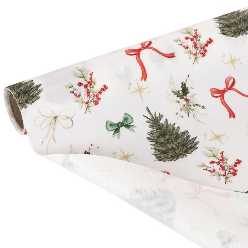 Vianočná dekoračná látka, predávaná na meter, šírka 120 cm, 2 kusy | Floristik24.sk