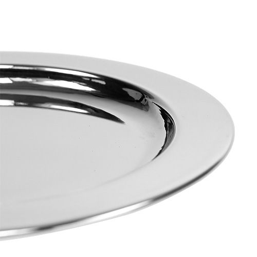 položky Dekoračný tanier z kovu Ø14,5cm strieborný 1ks