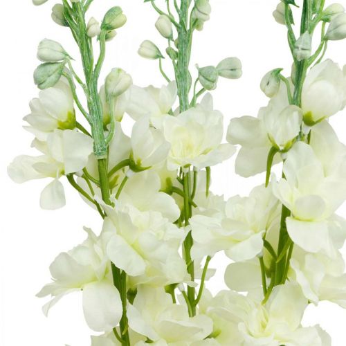 položky Delphinium biele umelé kvety Delphinium hodvábne kvety umelé kvety 3ks