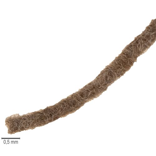 položky Hnedá vlnená šnúra, 55 m, ozdobná šnúrka na kvetinárstvo a remeslá