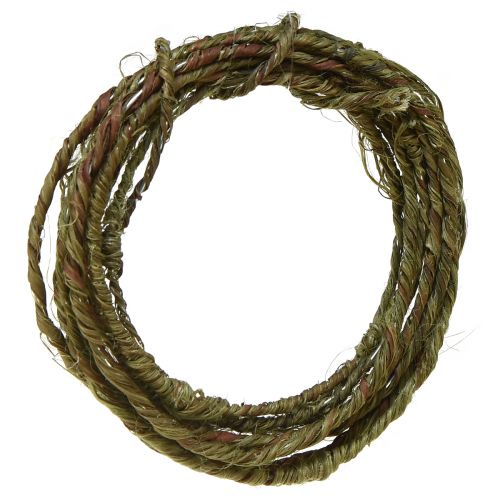 Drôt rustikálny Zelený šperkový drôtený drôtený drôt rustikálny 3-5mm 3m