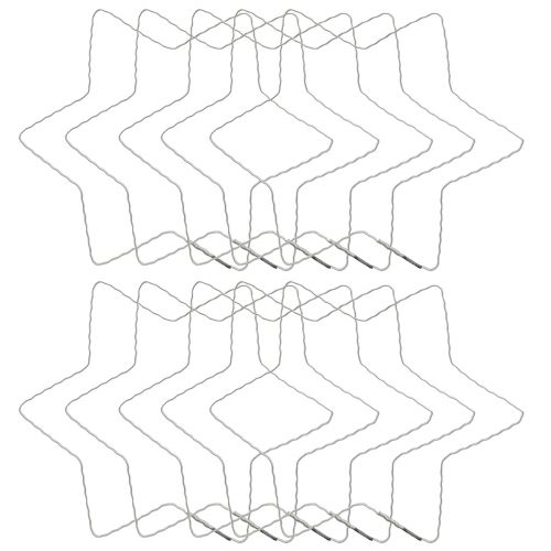 položky Drôtená hviezda vlna prsteň hviezdy na vianočný veniec 20cm 10 ks