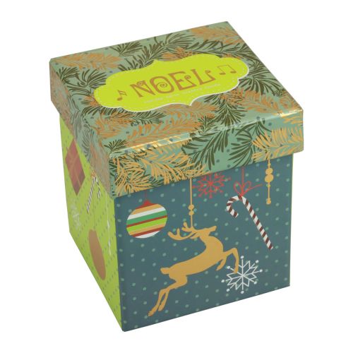 Floristik24 Vonná sviečka Vianočná sviečka sklenená číra vianočná sviečka 7,5cm