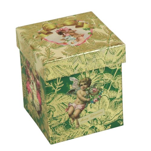 Floristik24 Vonná sviečka Vianočná červená sviečka sklenená Vianočná sviečka Ø7,5cm