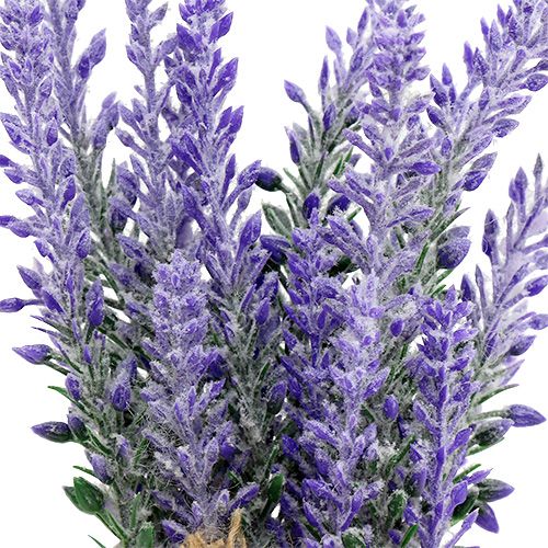 Floristik24 Levanduľová taška so srdiečkom 18cm