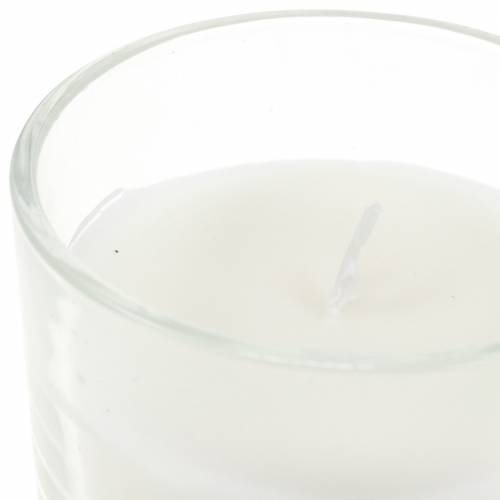 položky Vonná sviečka v skle vanilková biela Ø8cm V10,5cm