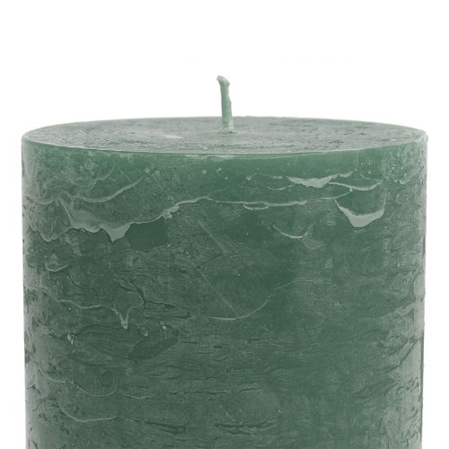 položky Jednofarebné sviečky zelené 85x150mm 2ks